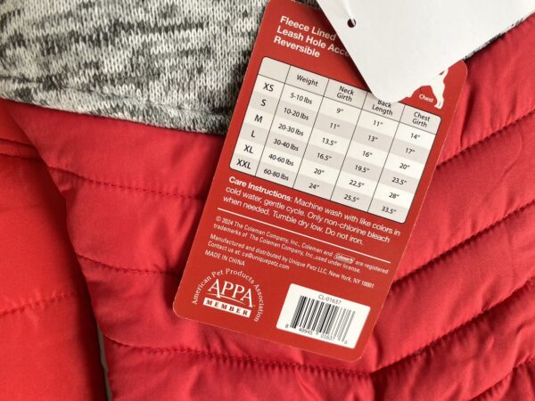 Chaqueta para Perros Coleman -Talla XS - Imagen 4